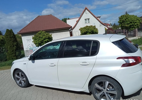 Peugeot 308 cena 39900 przebieg: 42252, rok produkcji 2017 z Jawor małe 232